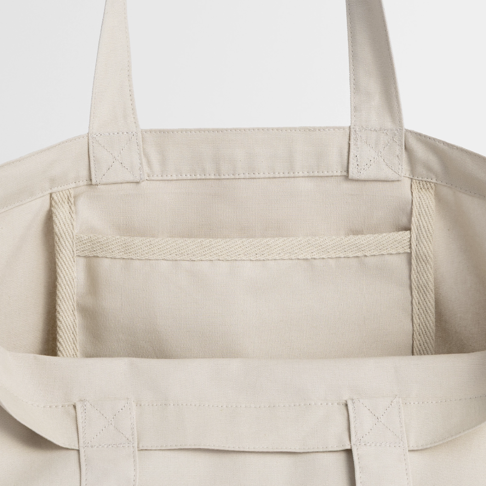 Midweight recycelter Stoffbeutel von Stanley/Stella - Cremebeige