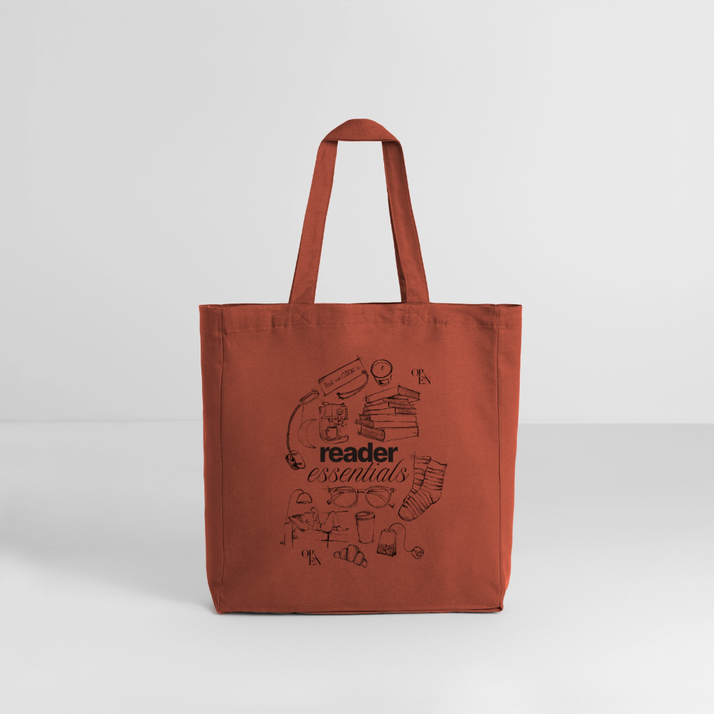 Midweight recycelter Stoffbeutel von Stanley/Stella - Terrakotta
