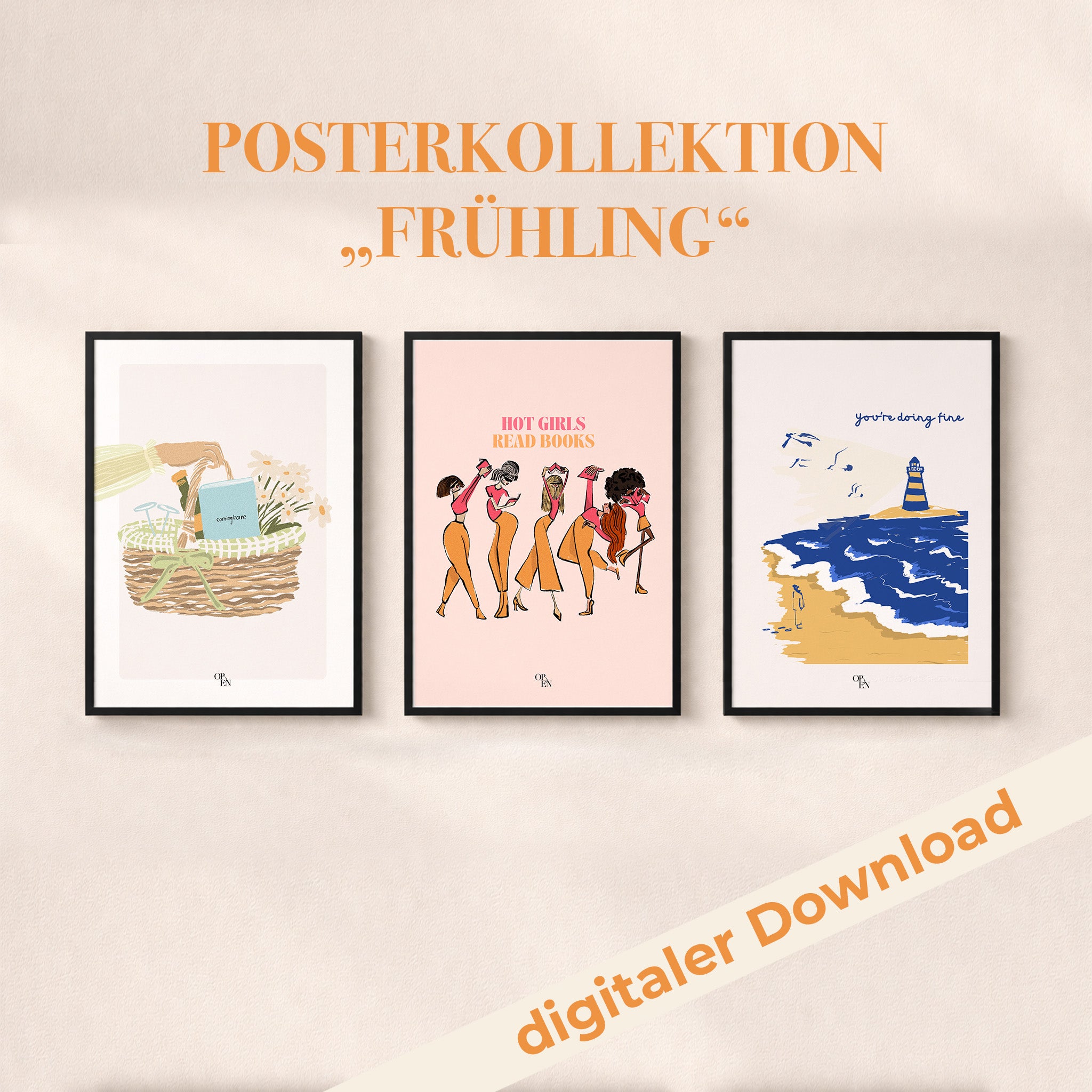 digitale Posterkollektion "FRÜHLING"