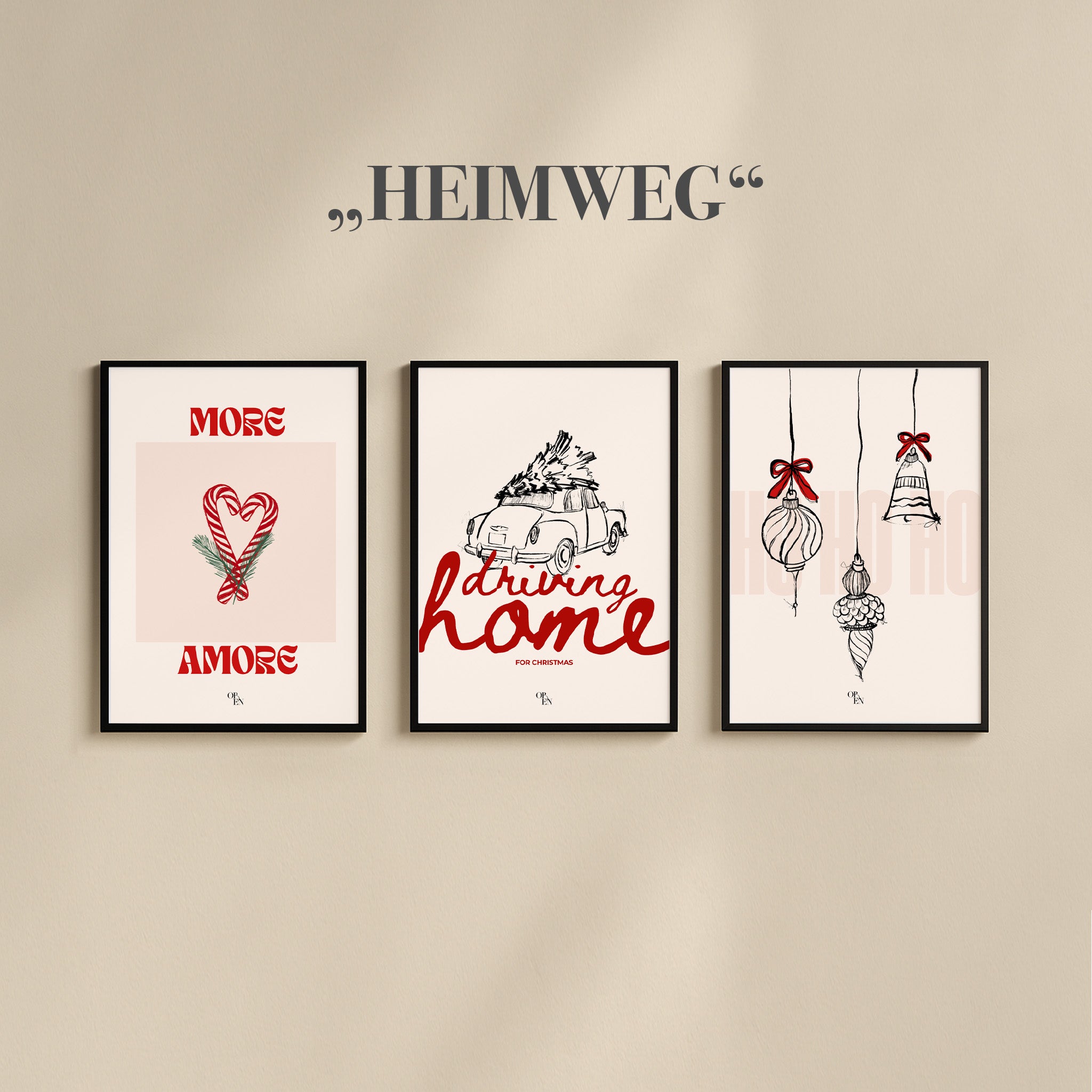 digitale Posterkollektion "WINTER"