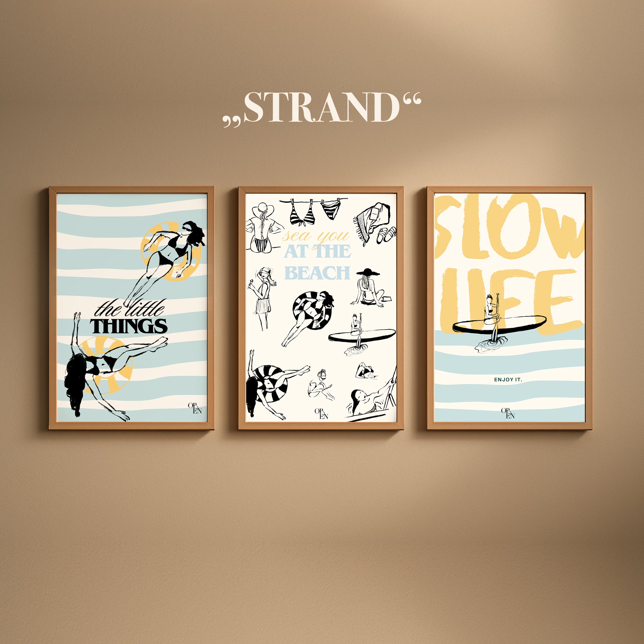 digitale Posterkollektion "SOMMER"