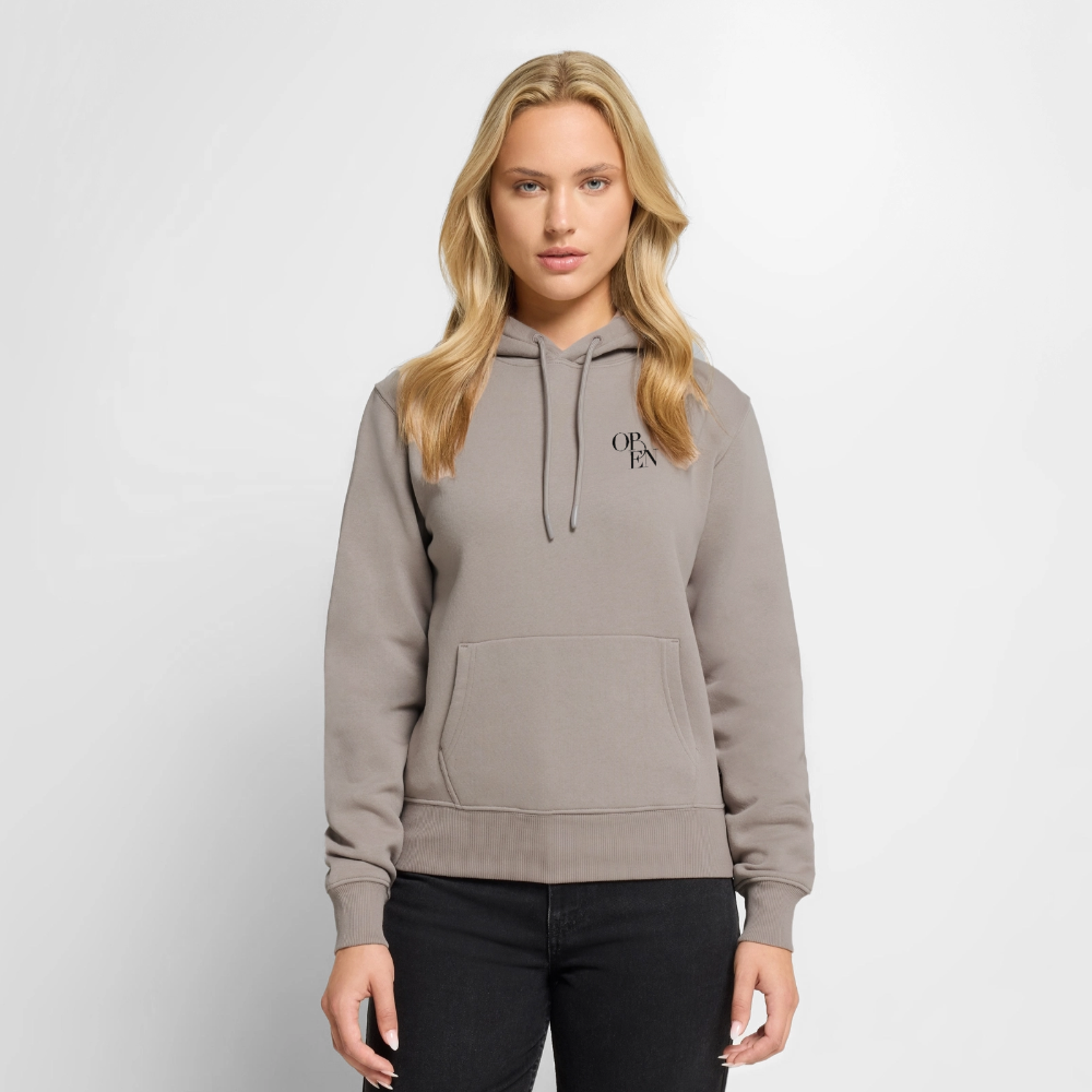 Frauen Premium Hoodie - Taupe