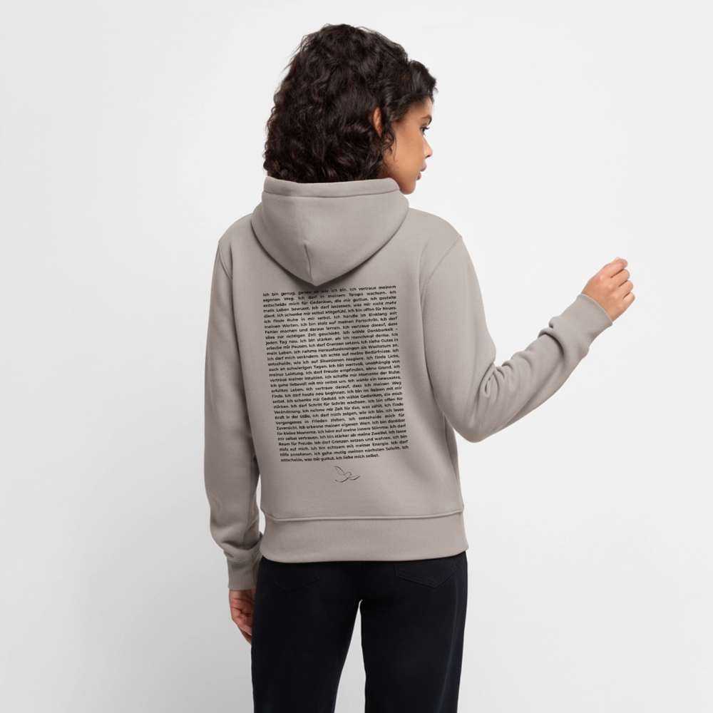 Frauen Premium Hoodie - Taupe