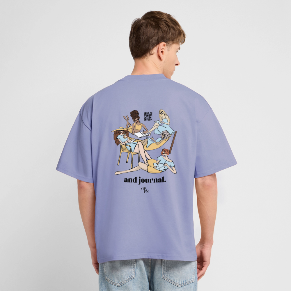 Stanley/Stella Oversized Unisex Bio T-Shirt Blaster 2.0 - Violett