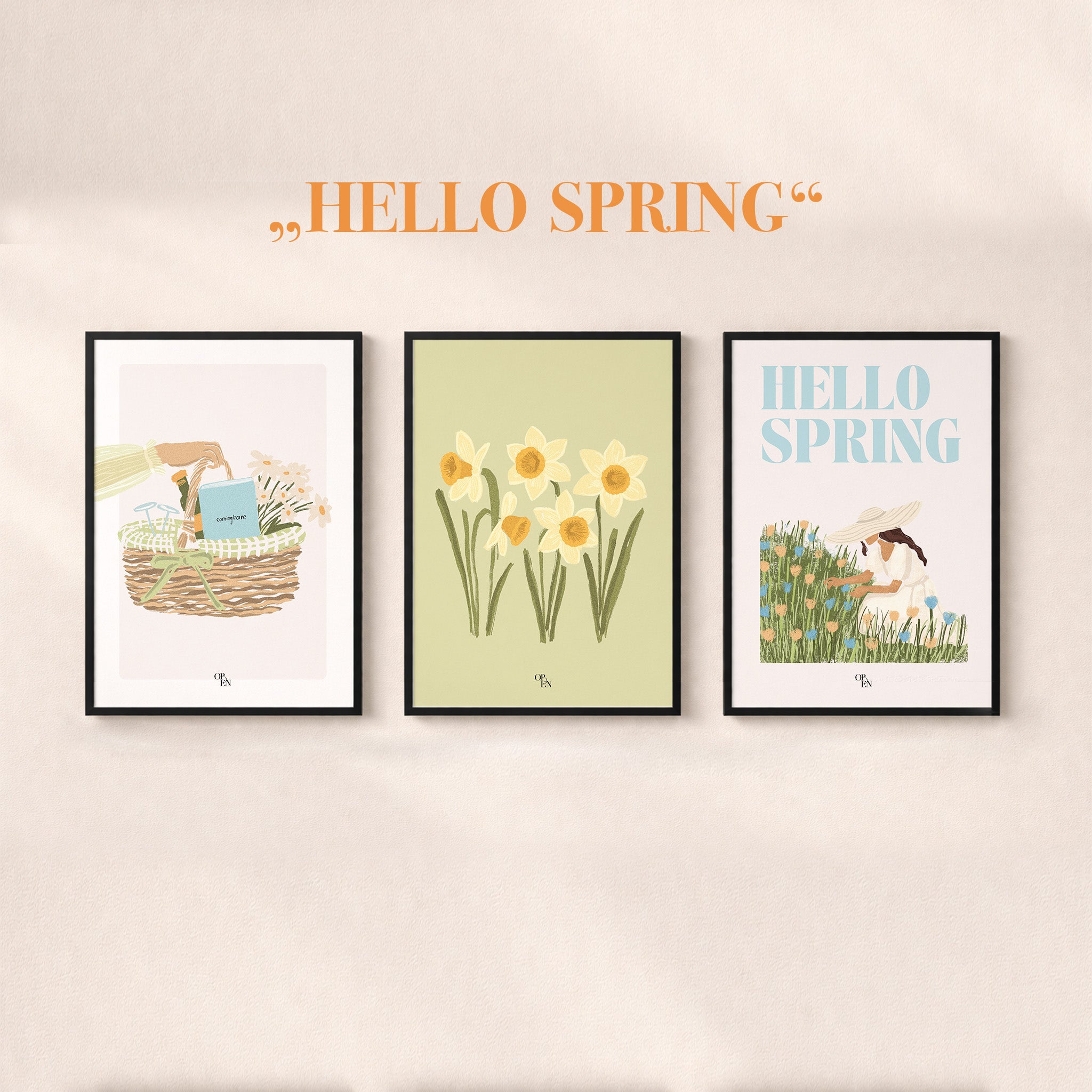 digitale Posterkollektion "FRÜHLING"
