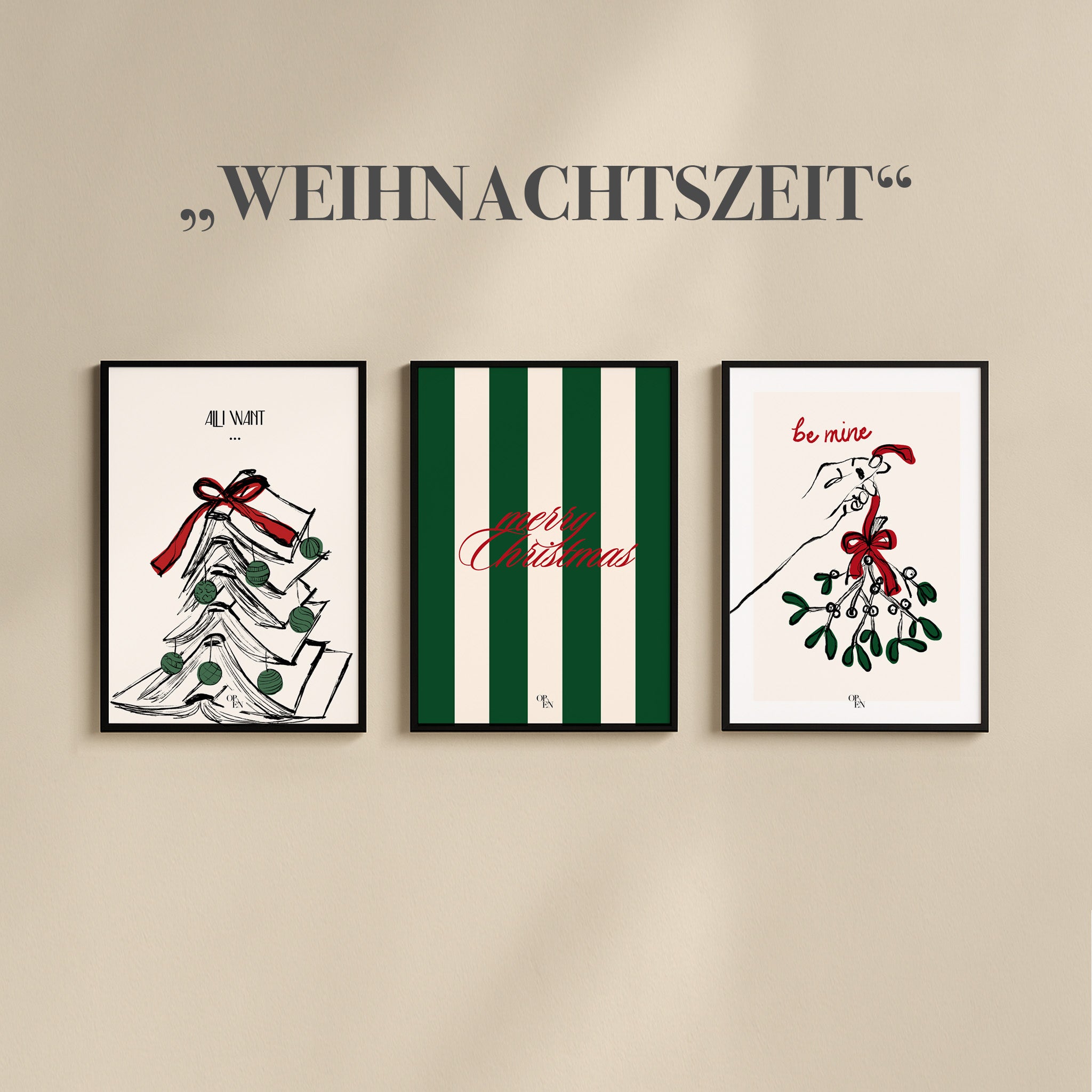 digitale Posterkollektion "WINTER"