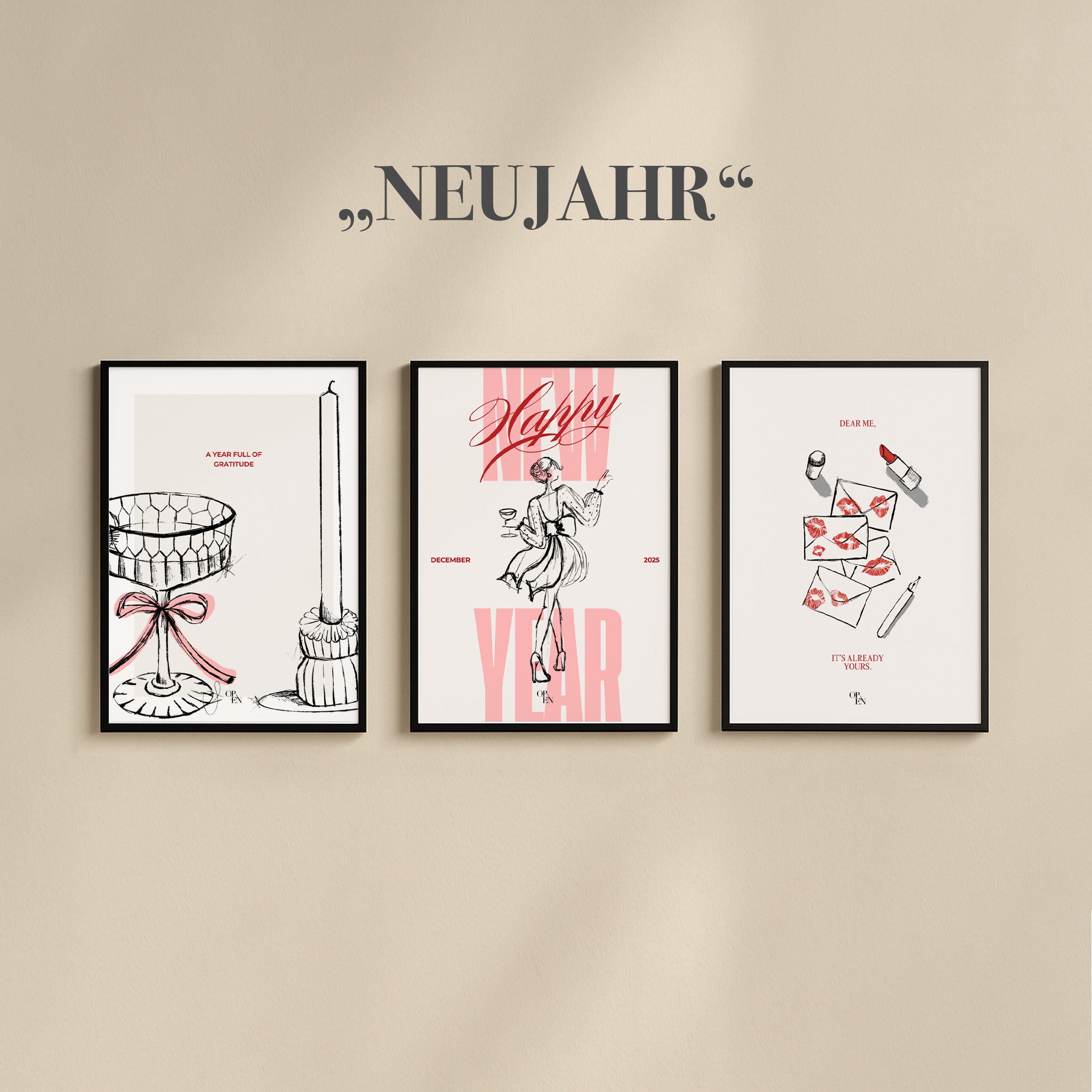 digitale Posterkollektion "WINTER"