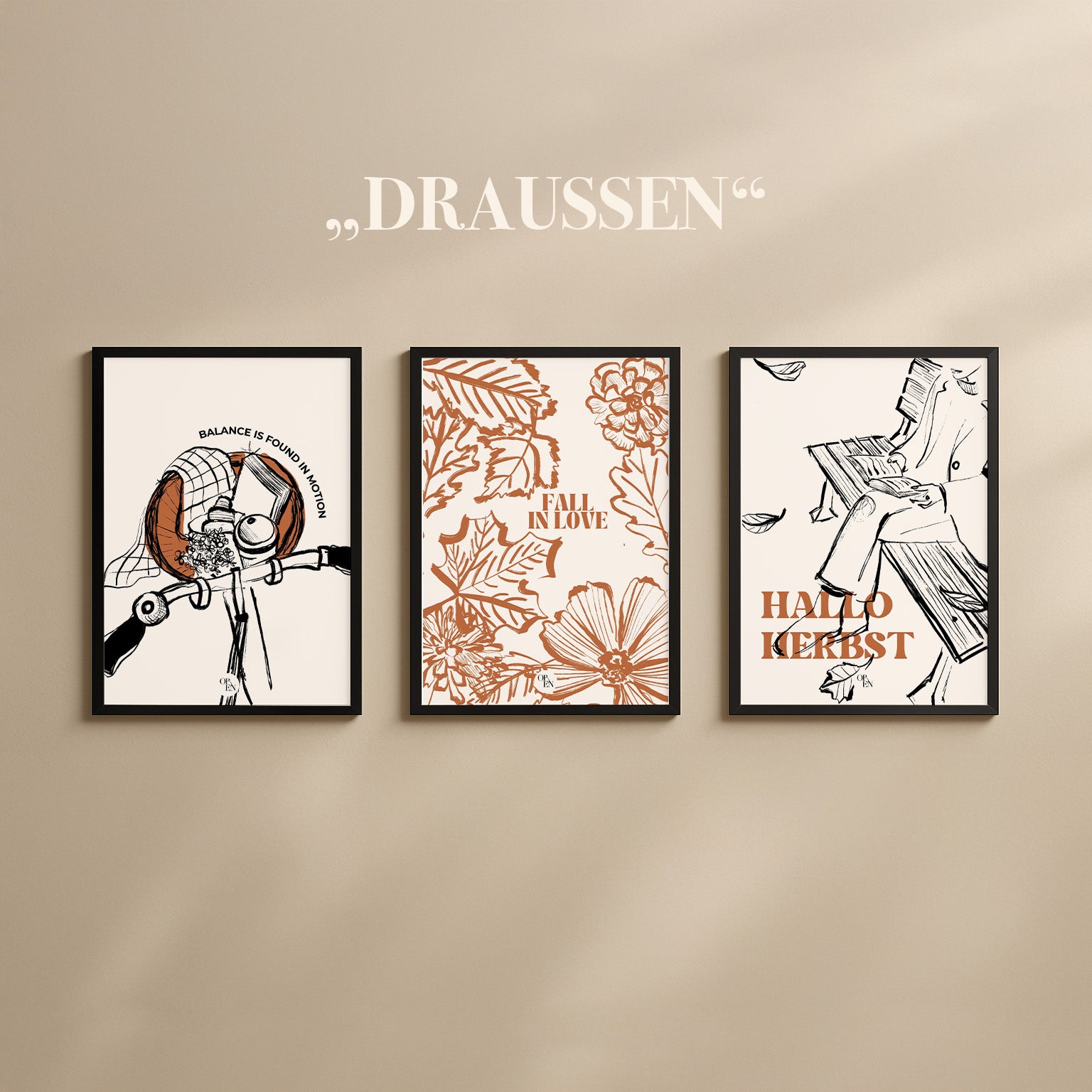 digitale Posterkollektion "HERBST"